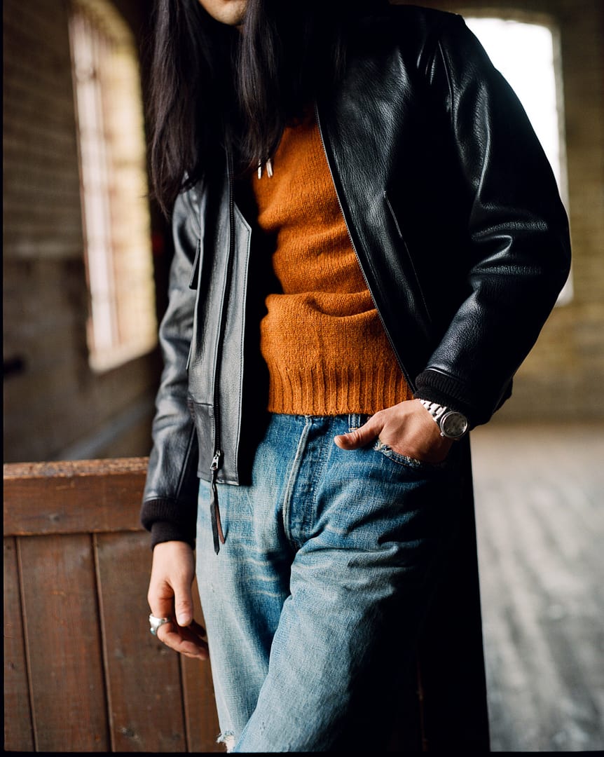 Buzz Rickson's x William Gibson G-1 Leather Jacket Black Buzz Rickson's x William Gibson G-1 Leather Jacket Black
