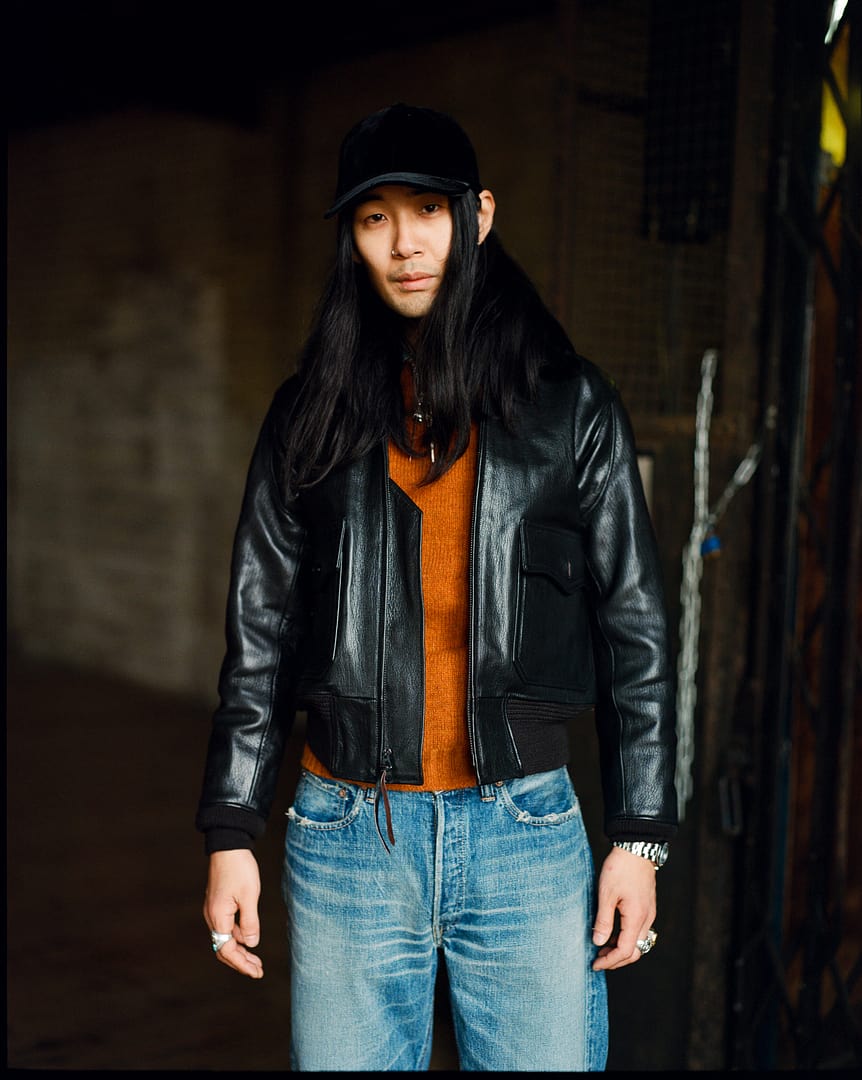 Buzz Rickson's x William Gibson G-1 Leather Jacket Black Buzz Rickson's x William Gibson G-1 Leather Jacket Black