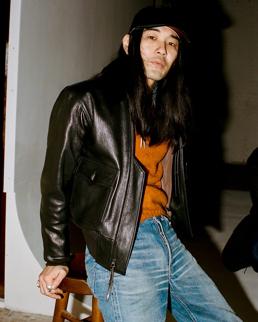 Buzz Rickson's x William Gibson G-1 Leather Jacket Black Buzz Rickson's x William Gibson G-1 Leather Jacket Black