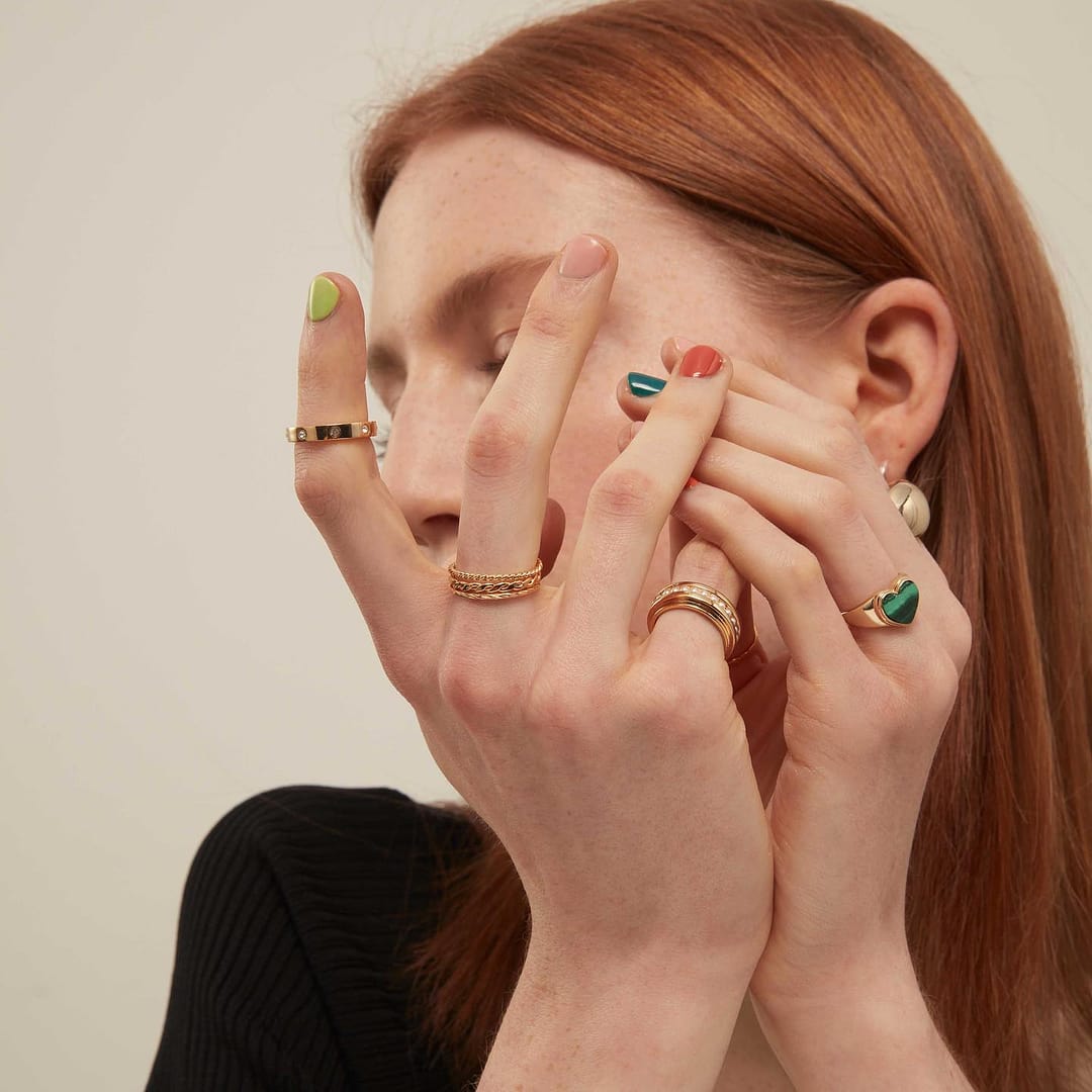 Ring in Spring…🌸💍 It’s time to put the gloves away and decorate those digits with our new pearls and more. 

Tap to shop: Crystal Stone Set Ring Made With Swarovski® Crystals - Gold Multi Stack Ring Set - Gold Pearl Ridged Metal Ring Malachite Chunky Heart Signet Ring Domed Statement Ring .

#oreliajewellery #justaddjewellery