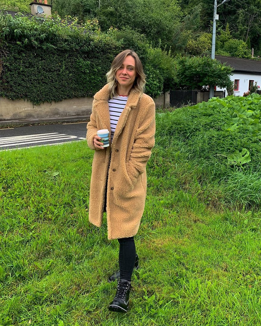 Vegan Women's Recycled Teddy Coat | Will's Vegan Store