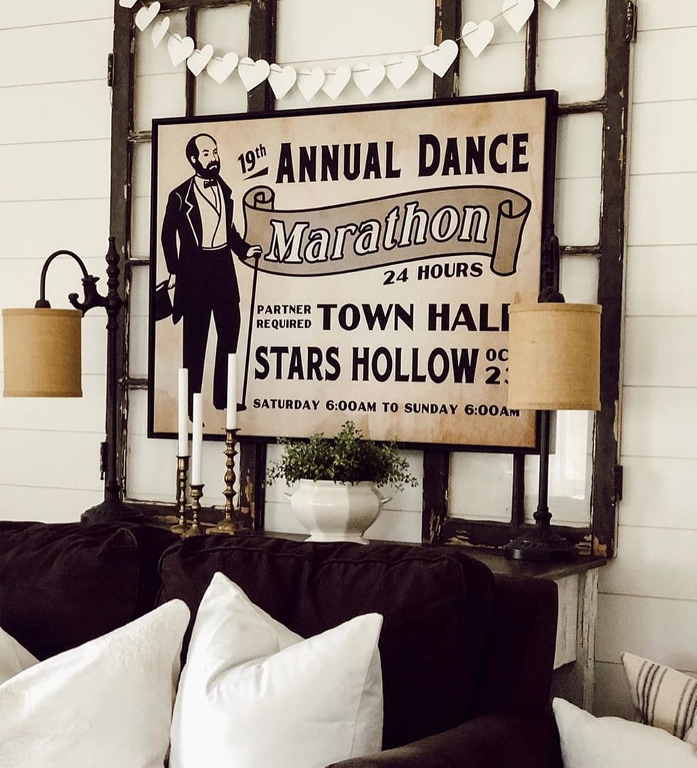 送料込み☆【陶板額】DANCING HOURS Stars Hollow Dance Marathon Poster - Heritage Series – WindowShopGal