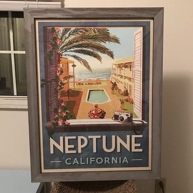 Neptune California Travel Poster | Gifts for Fans of Veronica Mars