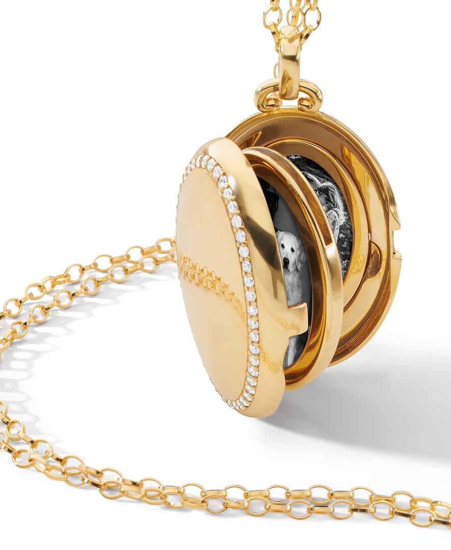 Premier 18K Yellow Gold Four Picture Locket | Monica Rich Kosann