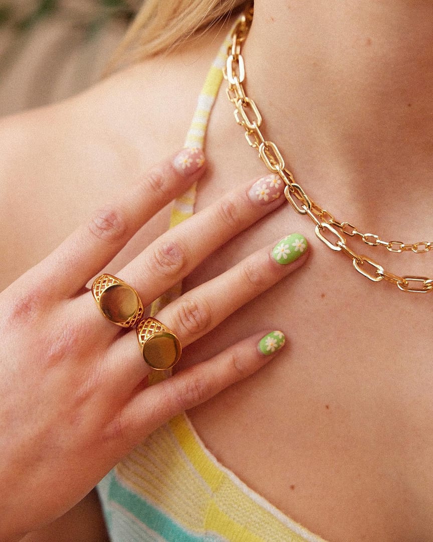 Need some newness in your life? Look no further than Athena, our new collection of intricate patterns and gold accents. ✨ Tap to shop.

#oreliajewellery #justaddjewellery