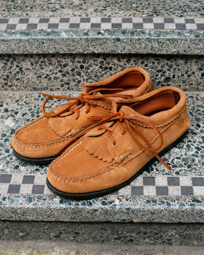 Yuketen Blucher w/Kiltie w/Camp Sole FO G Brown – Clutch Cafe