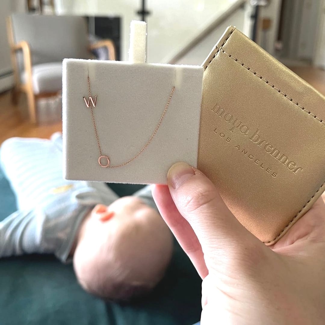 Maya Brenner Add a Letter to Necklace Boutique