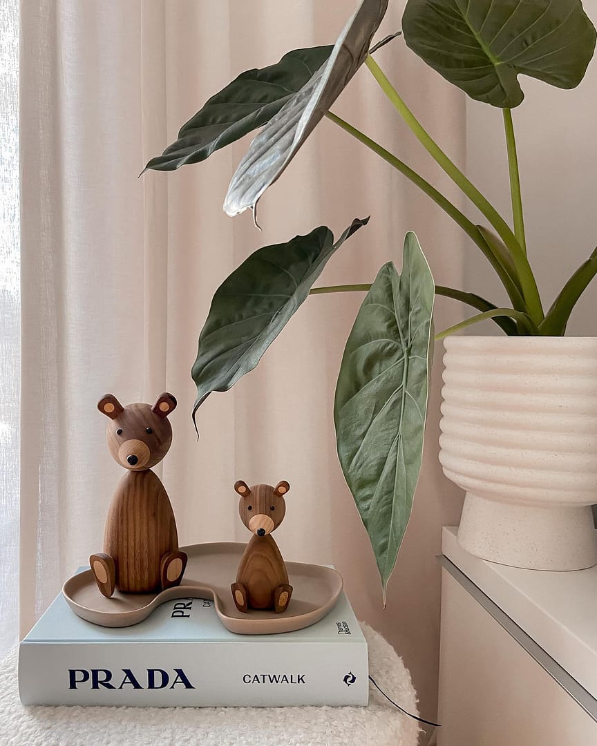Baby Bear | American Walnut | WOODEN ANIMALS – Lucie Kaas