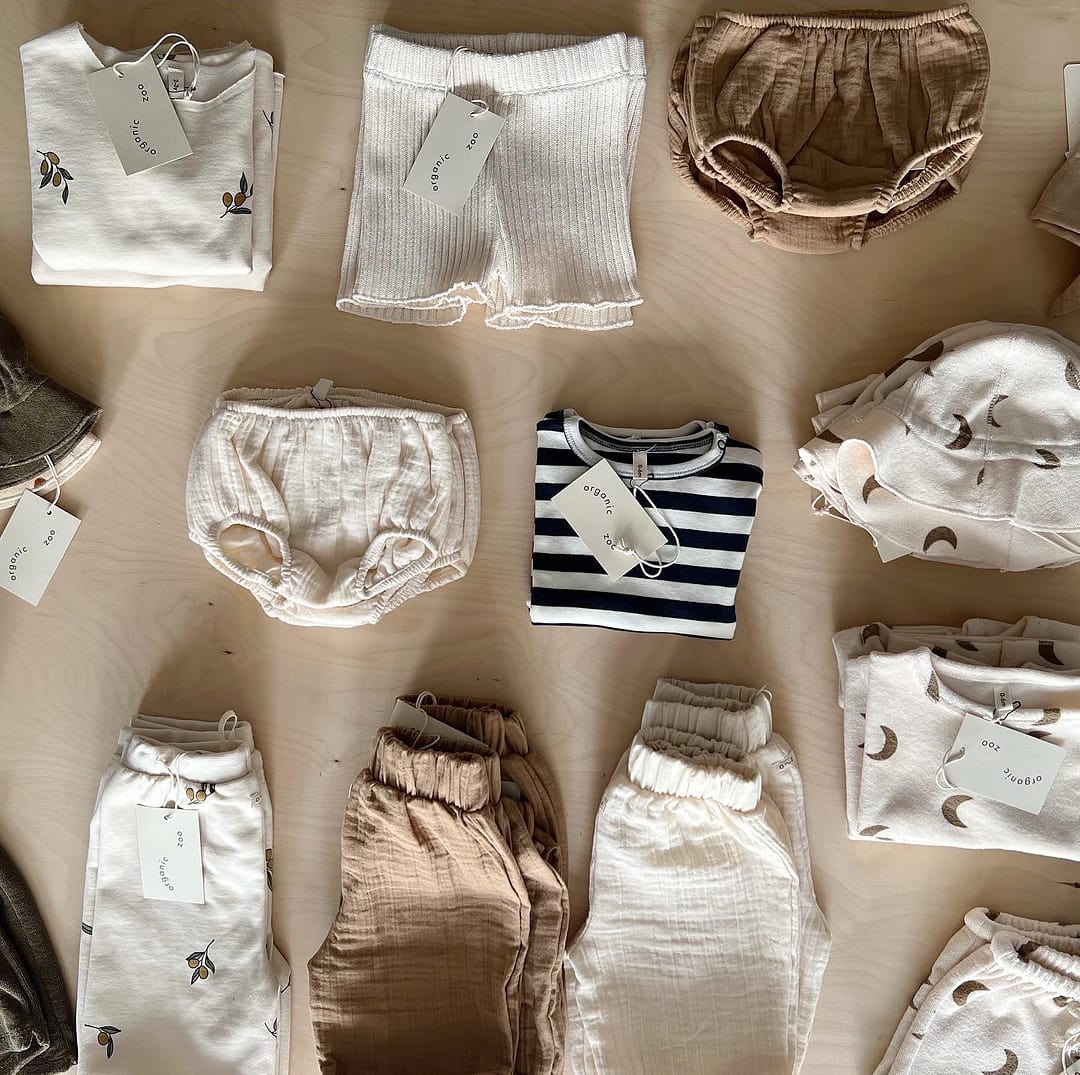 Gold Midnight Terry Rope Shorts | Organic Zoo