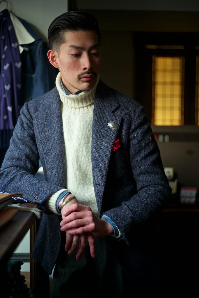 トップス BRYCELAND'S RAF ROLLNECK RED 38 RAF Rollneck Sweaters – Bryceland's