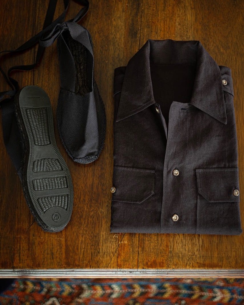 Bryceland's Officer Shirt Black サイズ15 Officer Shirt Black – Bryceland's