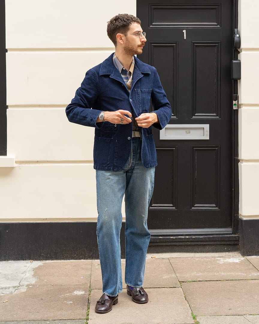 Soundman Birmingham Jacket Indigo – Clutch Cafe