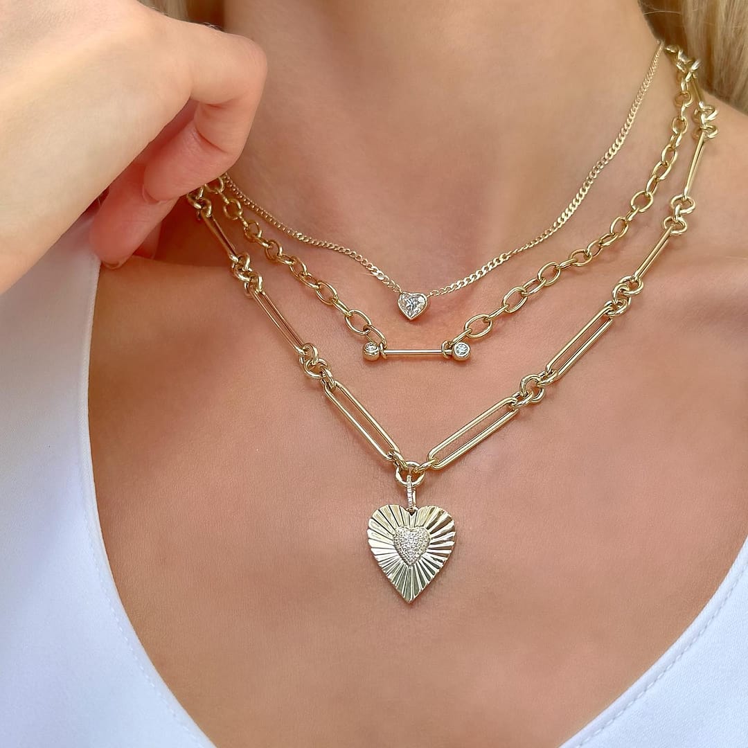 heart 新品★ BASENOTESネックレス tiny chain