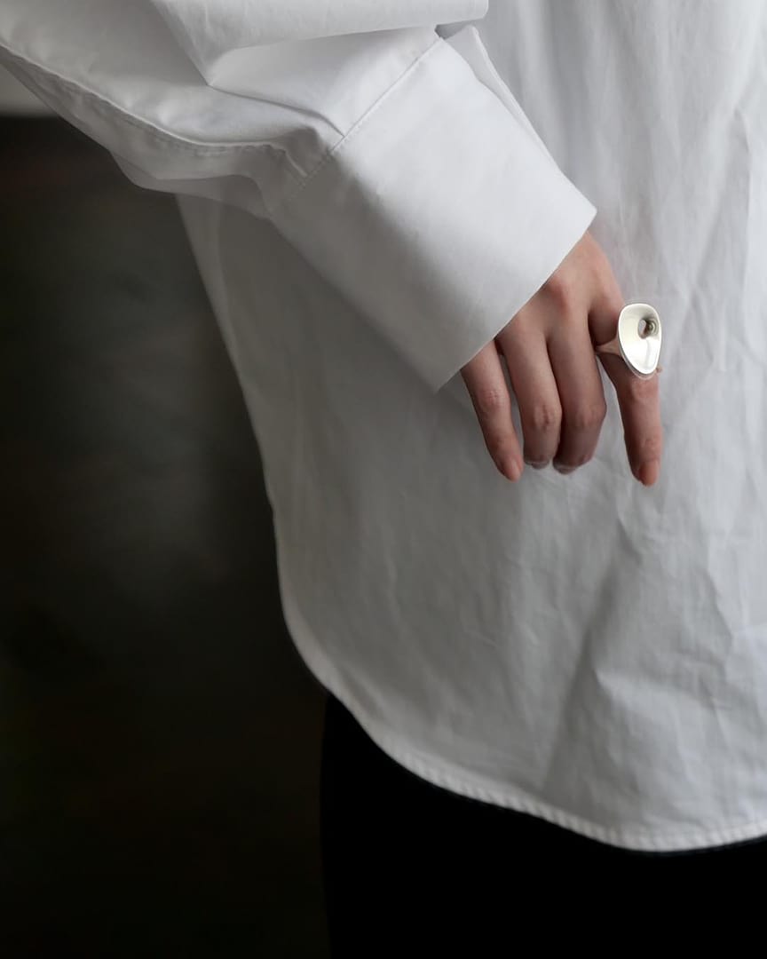 Ring OVALO Silver 01 – JOAQUIN BERAO Online Shop