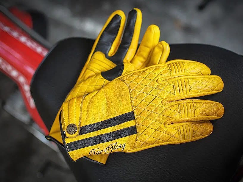 Morley 英国ヴィンテージ ど極上 ペッカリーグローブ イエロー