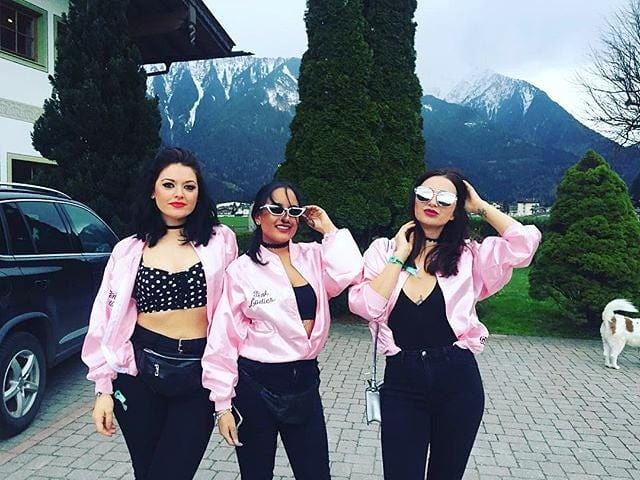 Grease Costume Smiffys Pink Ladies Jacket - Licensed Grease Fancy Dress  Costume For Women Smiffys Pink Ladies Jacket Fancy Dress Costume Women 1950s