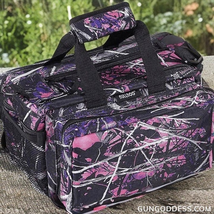 Bulldog Tactical Deluxe Range Bag deals 13 x7x7 Nylon Pink Camo Muddy Girl Camo