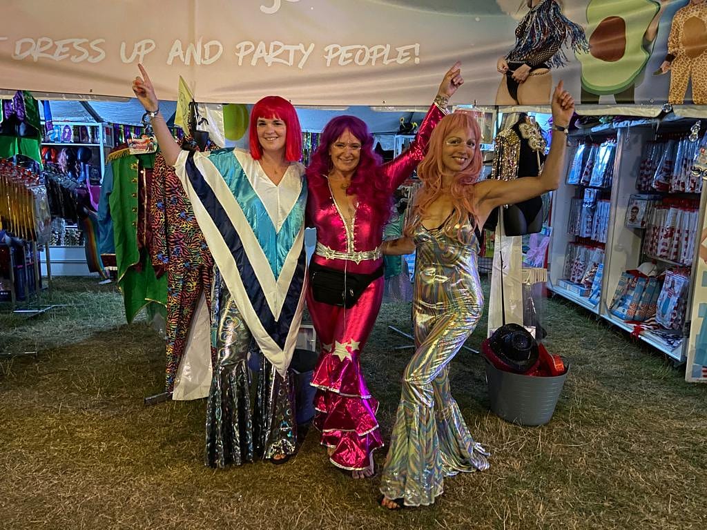 Ladies 1970s Dancing Dream Fancy Dress Costume 70s 70's Outfit by Smiffys