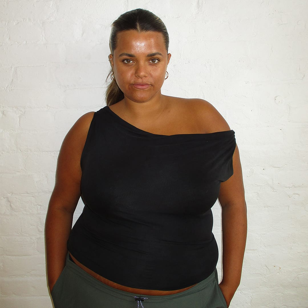 The Kylie Top, Graphite – Peachy Den