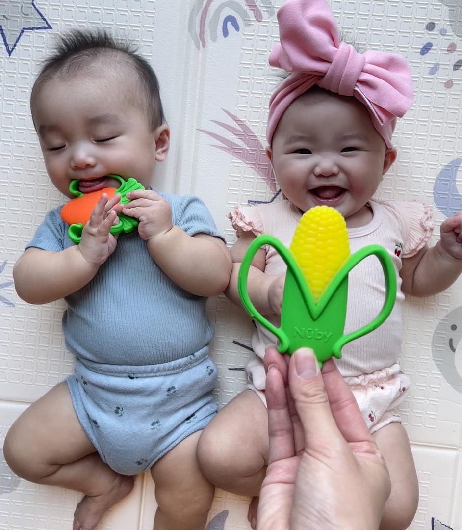 Teething Sticks Easter Silicone Teething Toys, Months+, Bunny