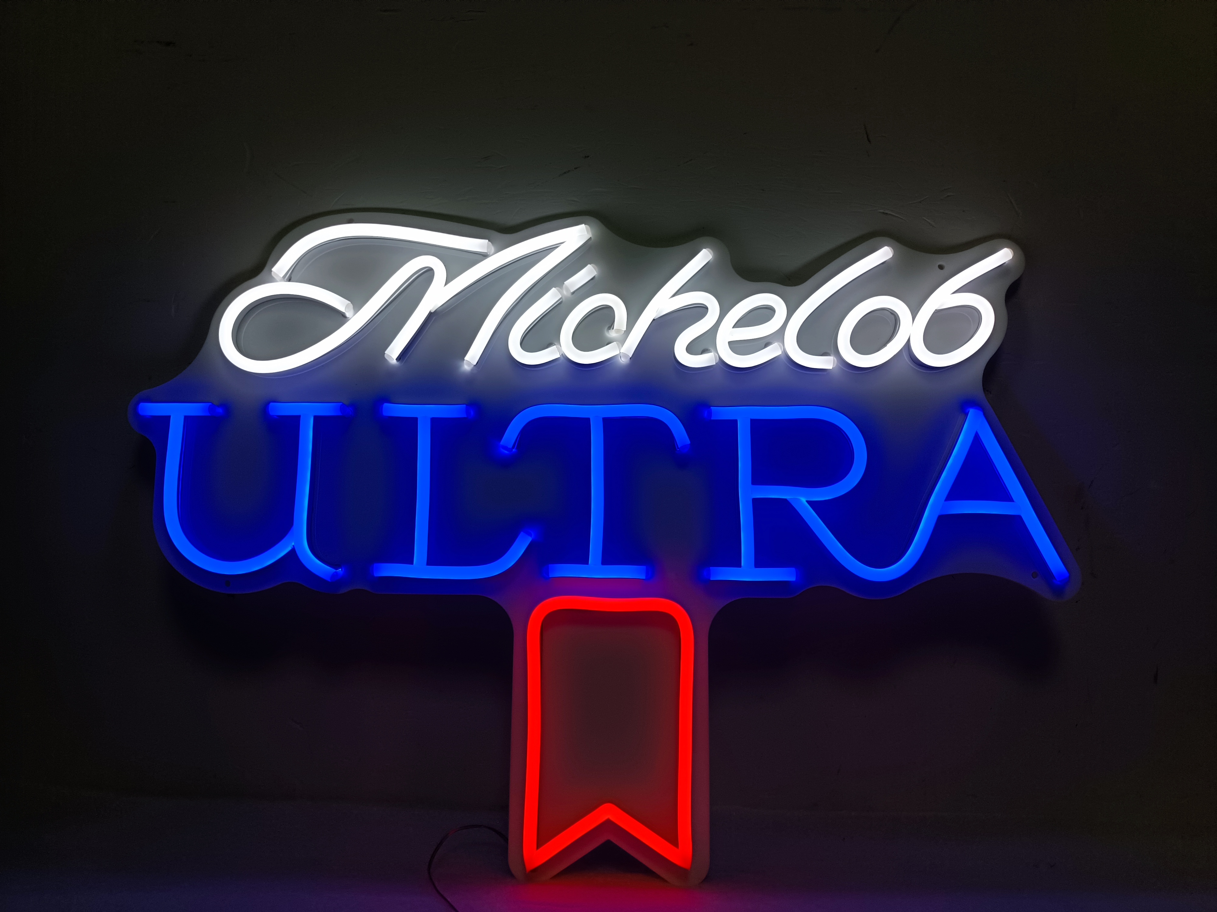 動作品☆ビンテージ ライトアップサイン ☆85年製　ミケロブ　MICHELOB