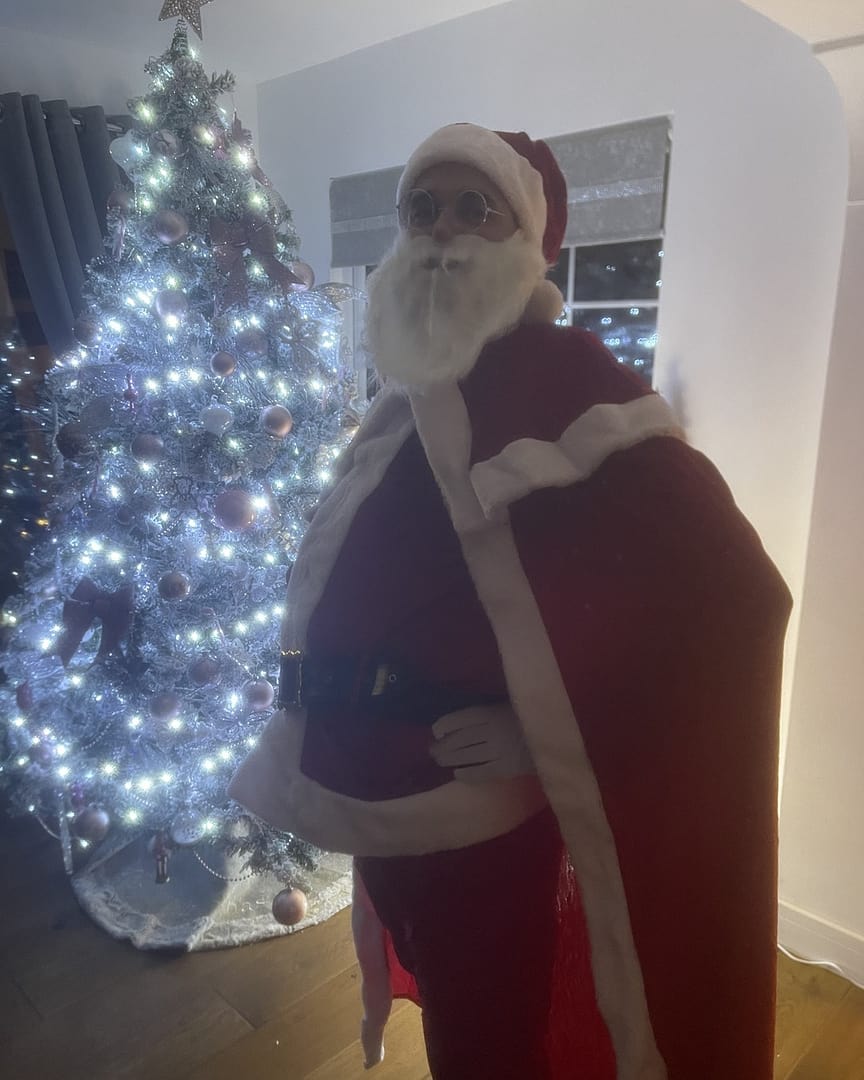 Pancia Finta Babbo Natale Smiffys - Costume Accessorio Per Natale, Taglia Unica, Rosso - Foto 6