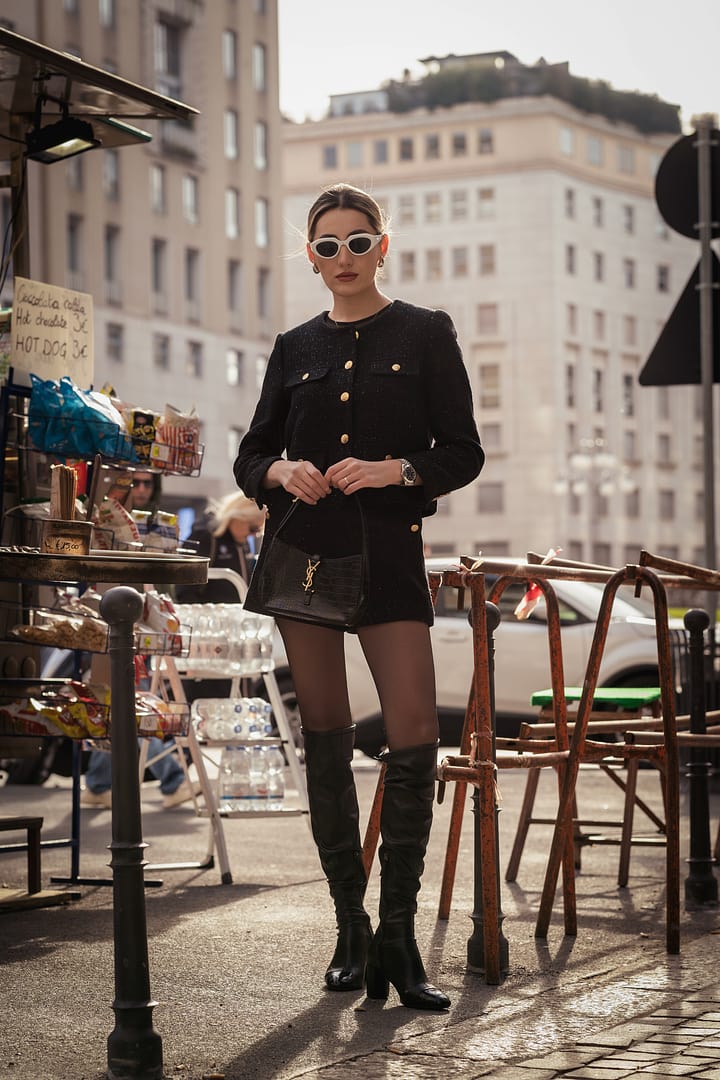 ジャケット・アウター melt the lady cropped tweed 中古・古着通販】MELT THE LADY (メルトザレディ) gripping