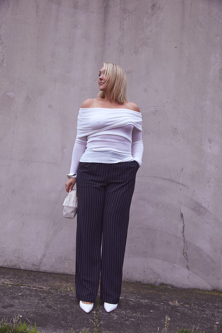 【mnem】Eden Stripe Skirt Pants HE-1094-CREAM-TAHLIA-SKIVVY-