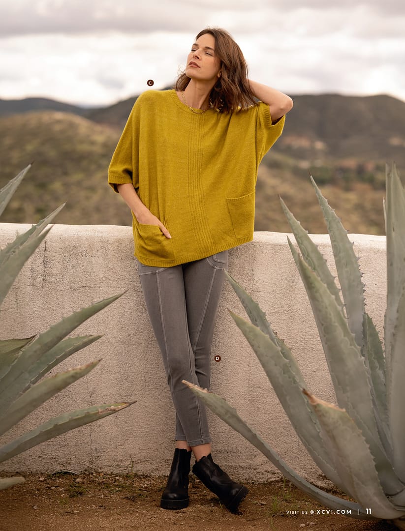 Herol Poncho in Bancha Tea