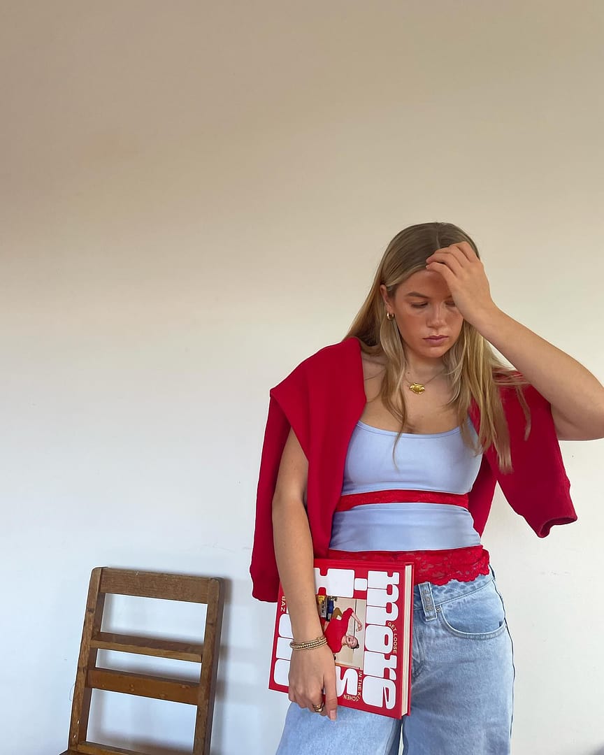 Flora Lace Cami - Azure Rose – Mode Mischief Studios