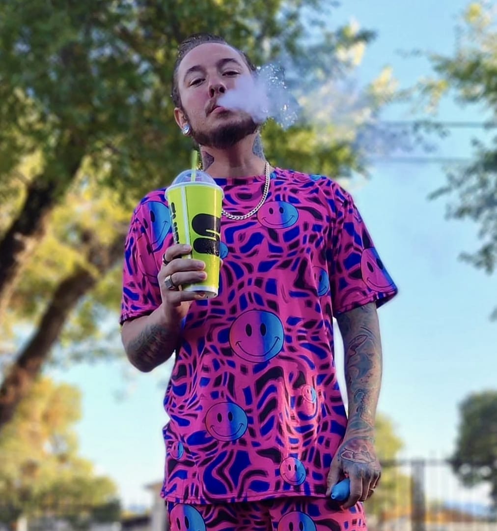 Lightning Rainbow Lounge Shirt and Shorts Combo