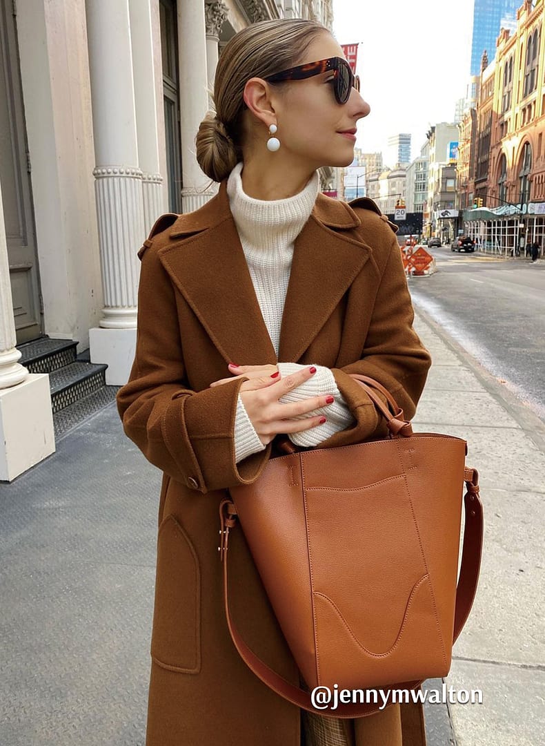 Shop Marina Bucket - OLEADA: Leather Work Bucket Bag for