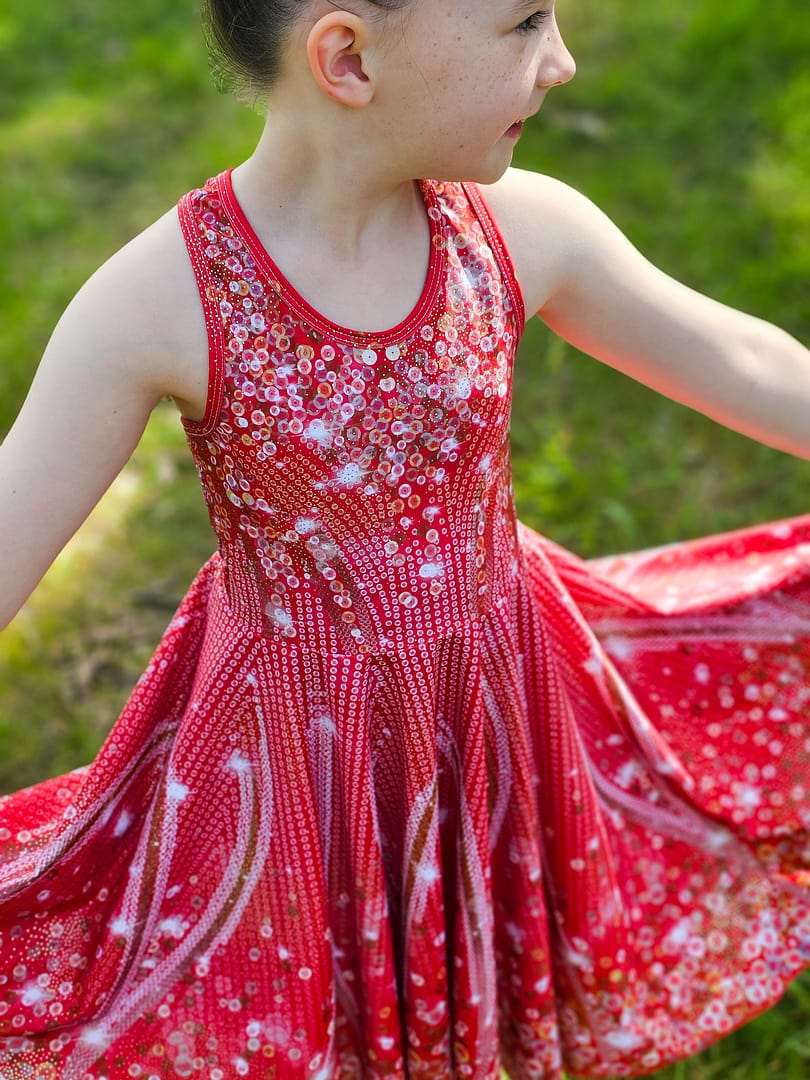 Dance Skating Dress For Kids Spandex Skater Dress PDF Sewing Pattern  BOO  Designs