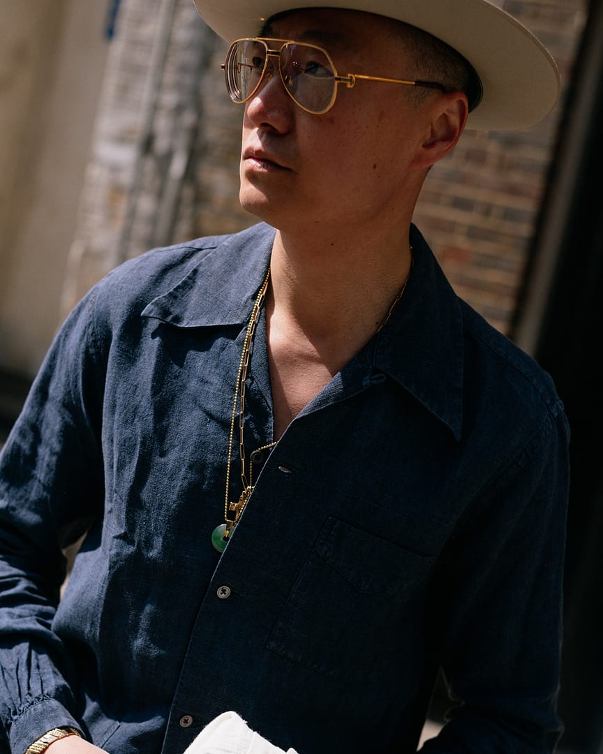 Cabana Shirt Navy | Bryceland's & Co.