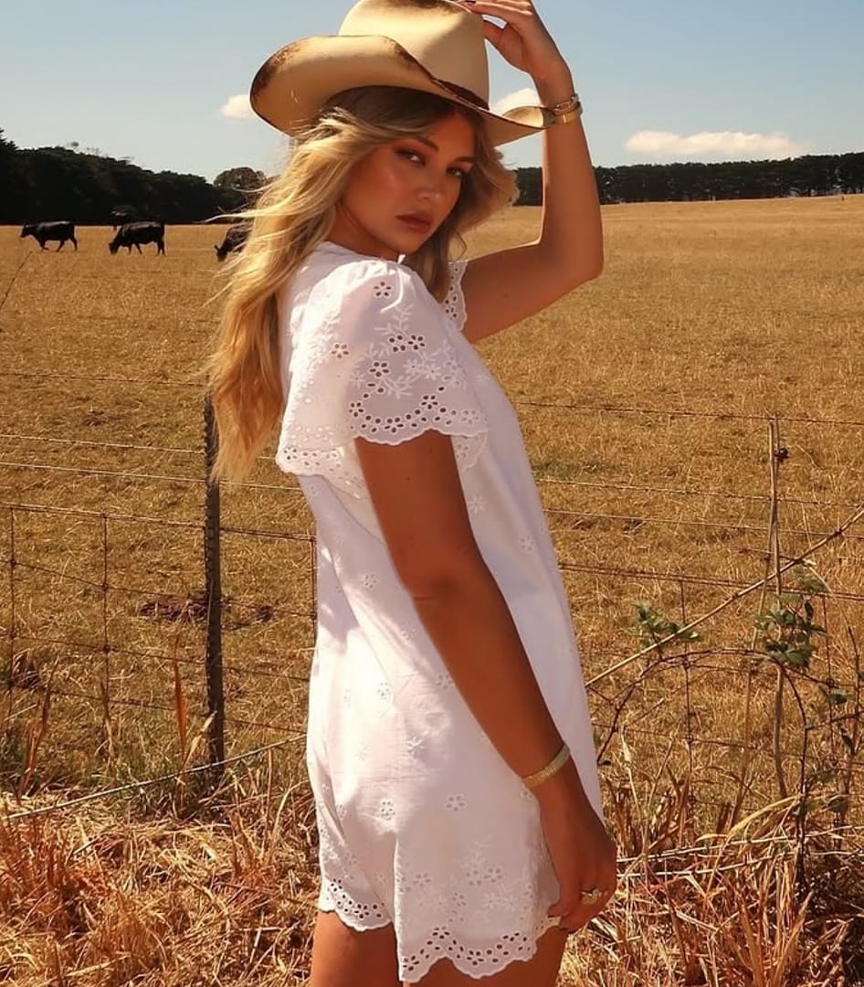 Luna Playsuit - White