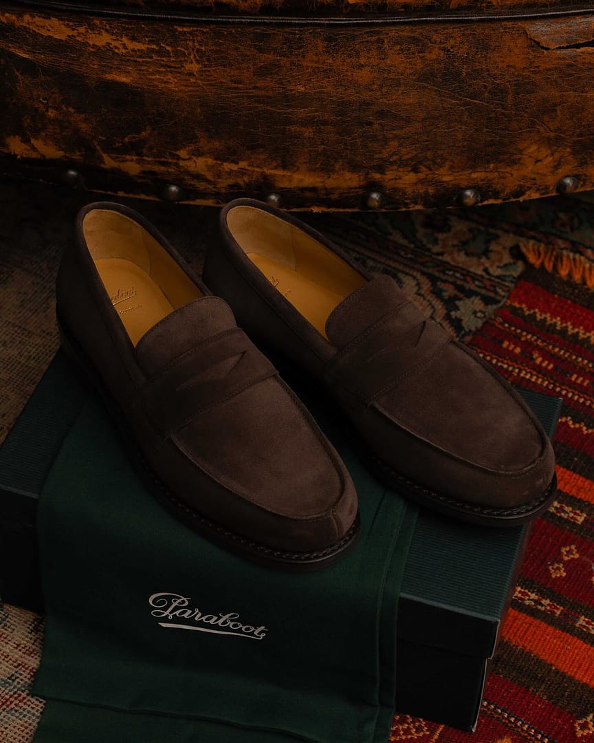 Paraboot Dax Loafer Marron Vel-Congo – Clutch Cafe