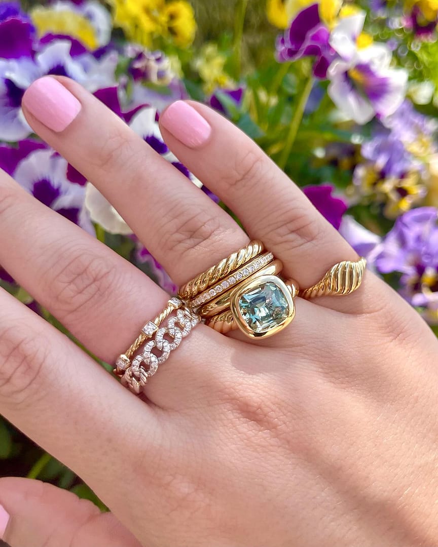 Stack David Yurman Rings Sapphire David Yurman Stack Ring David