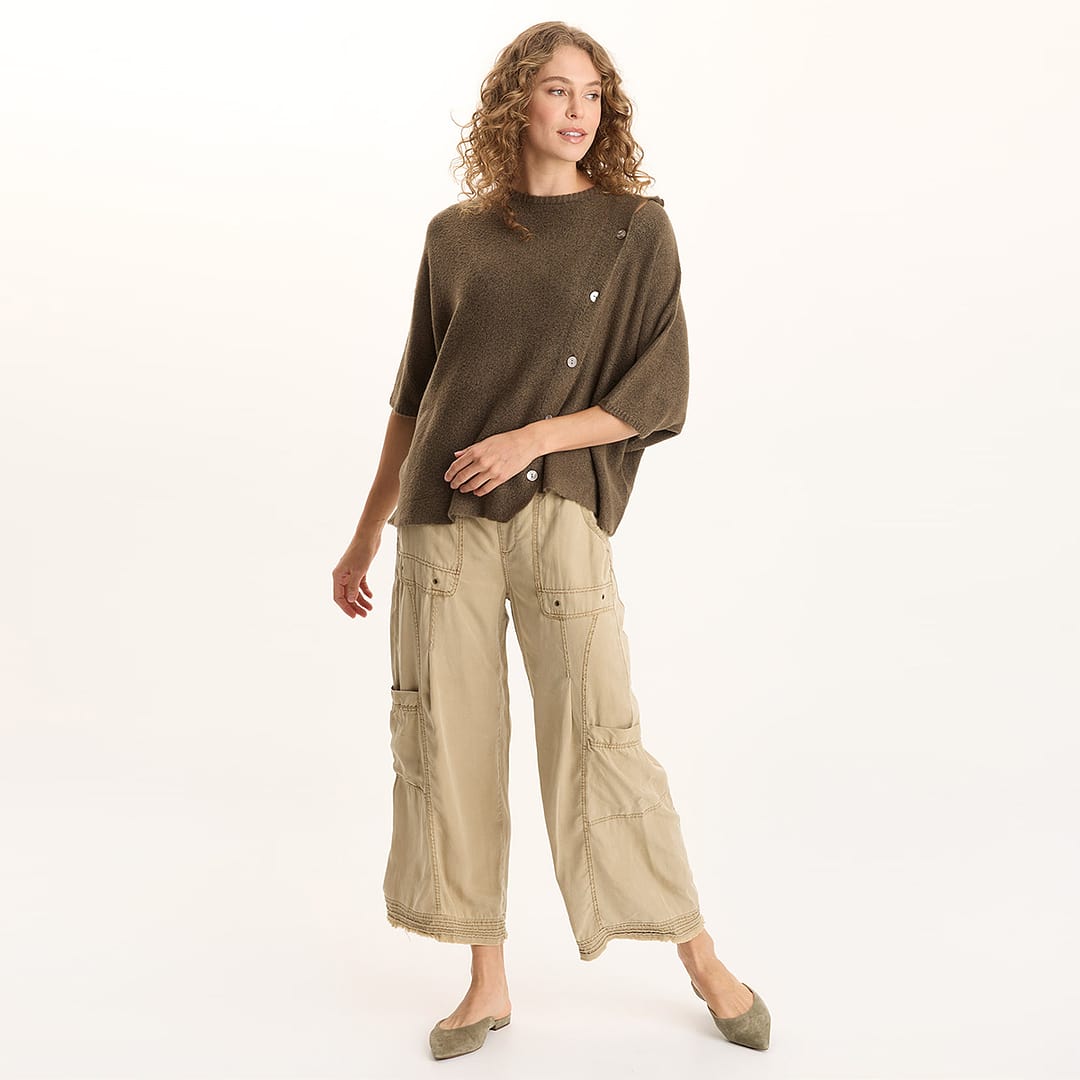 XCVI Tullio Twill Cargo Gaucho Pant