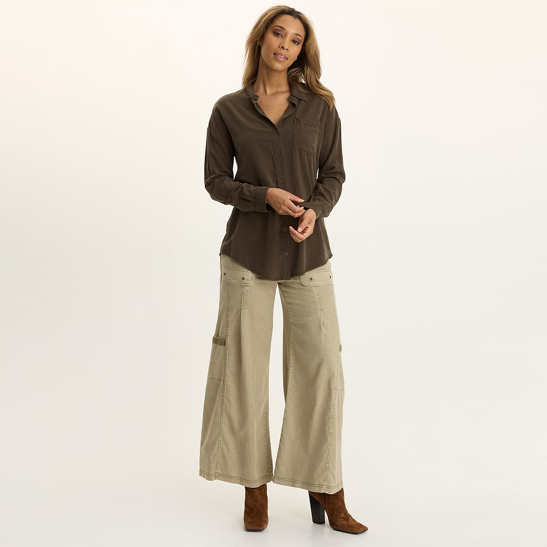 Wearables Tove Twill Cargo Wide-Leg
