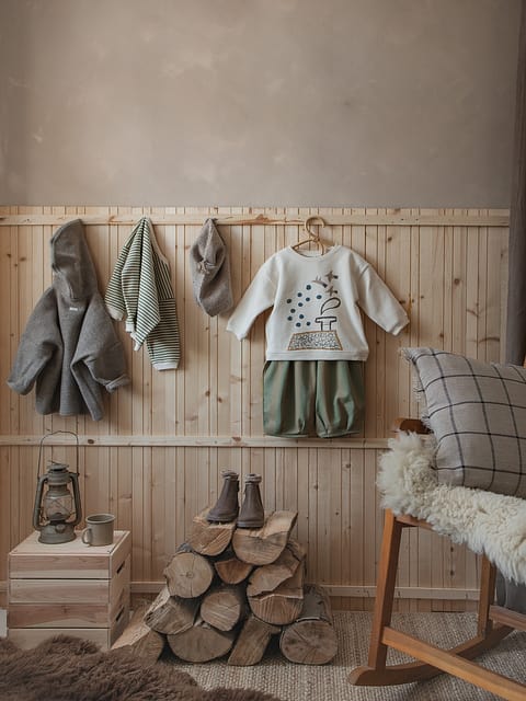 Woodland Stripes Lodge Pants | Organic Zoo