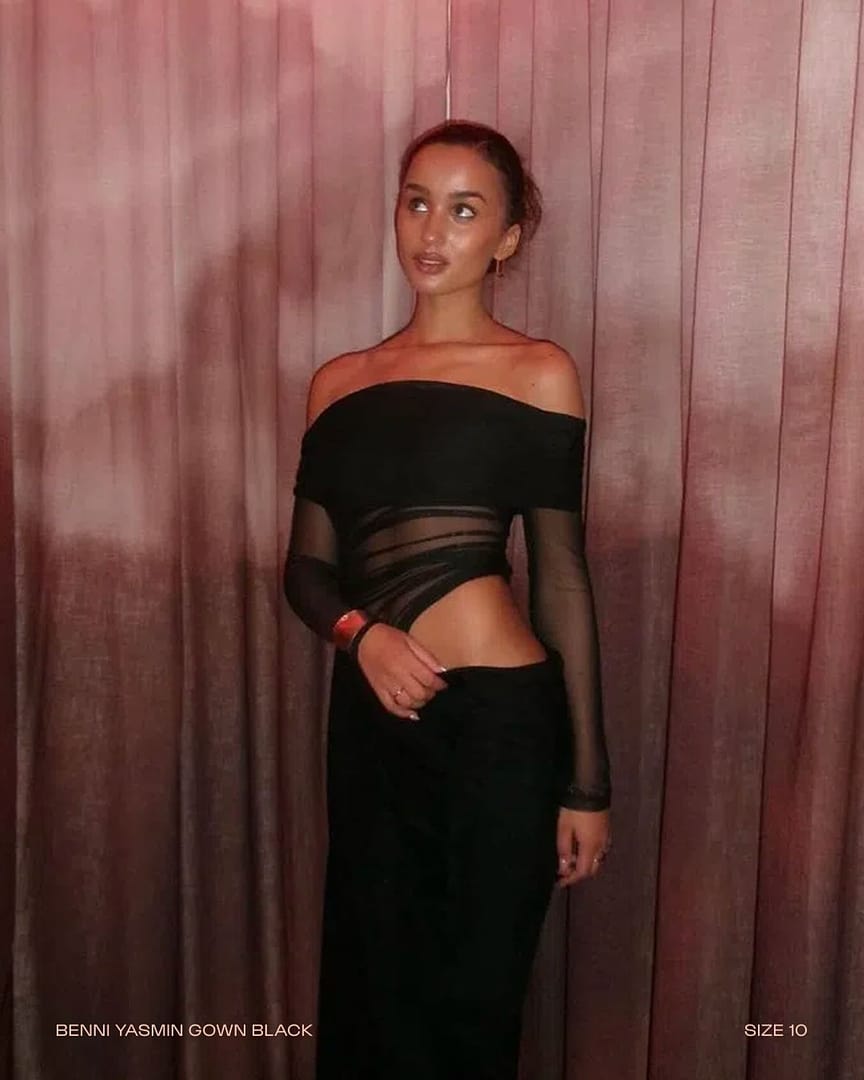 Yasmin Off-Shoulder Maxi Dress  BENNI.