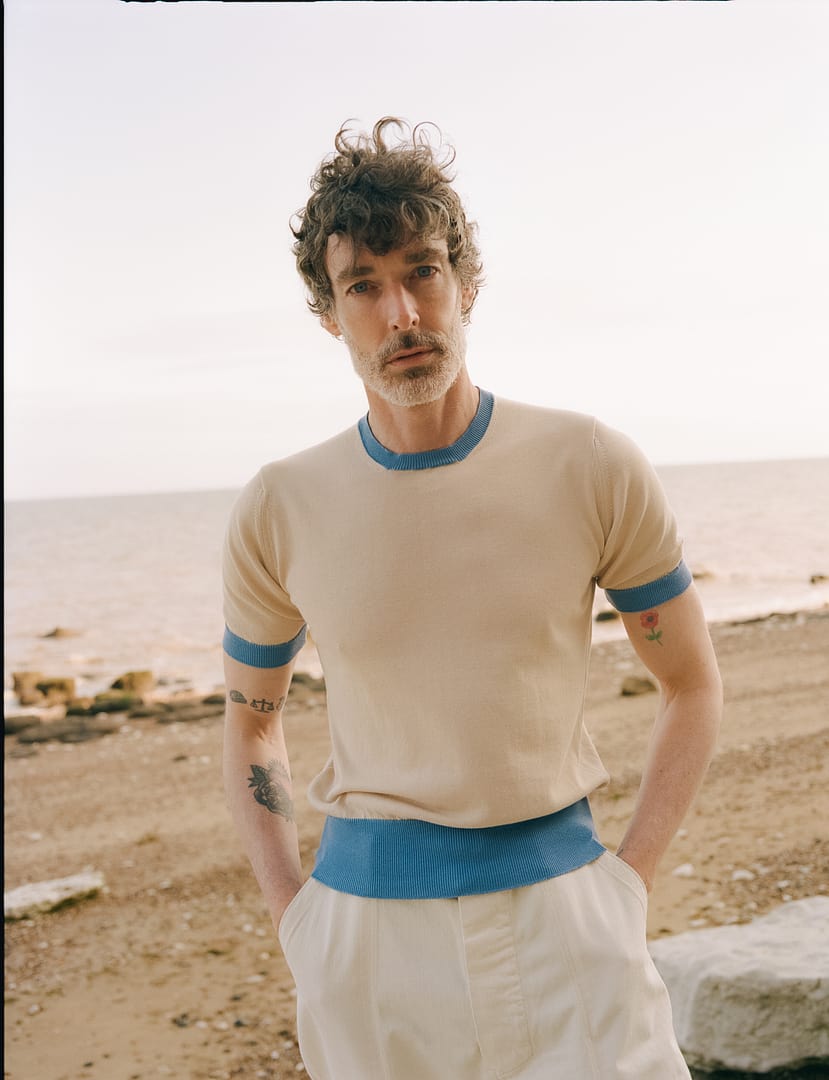 Skipper' Tee Cream/Blue – Bryceland's