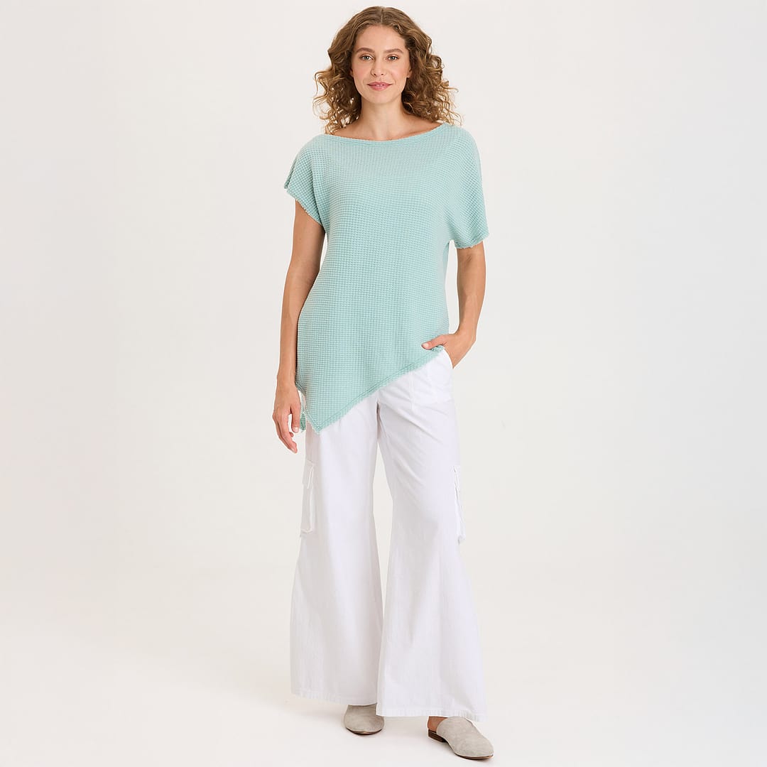 XCVI Erwin Side Pleats Wide Leg Cargo Pant