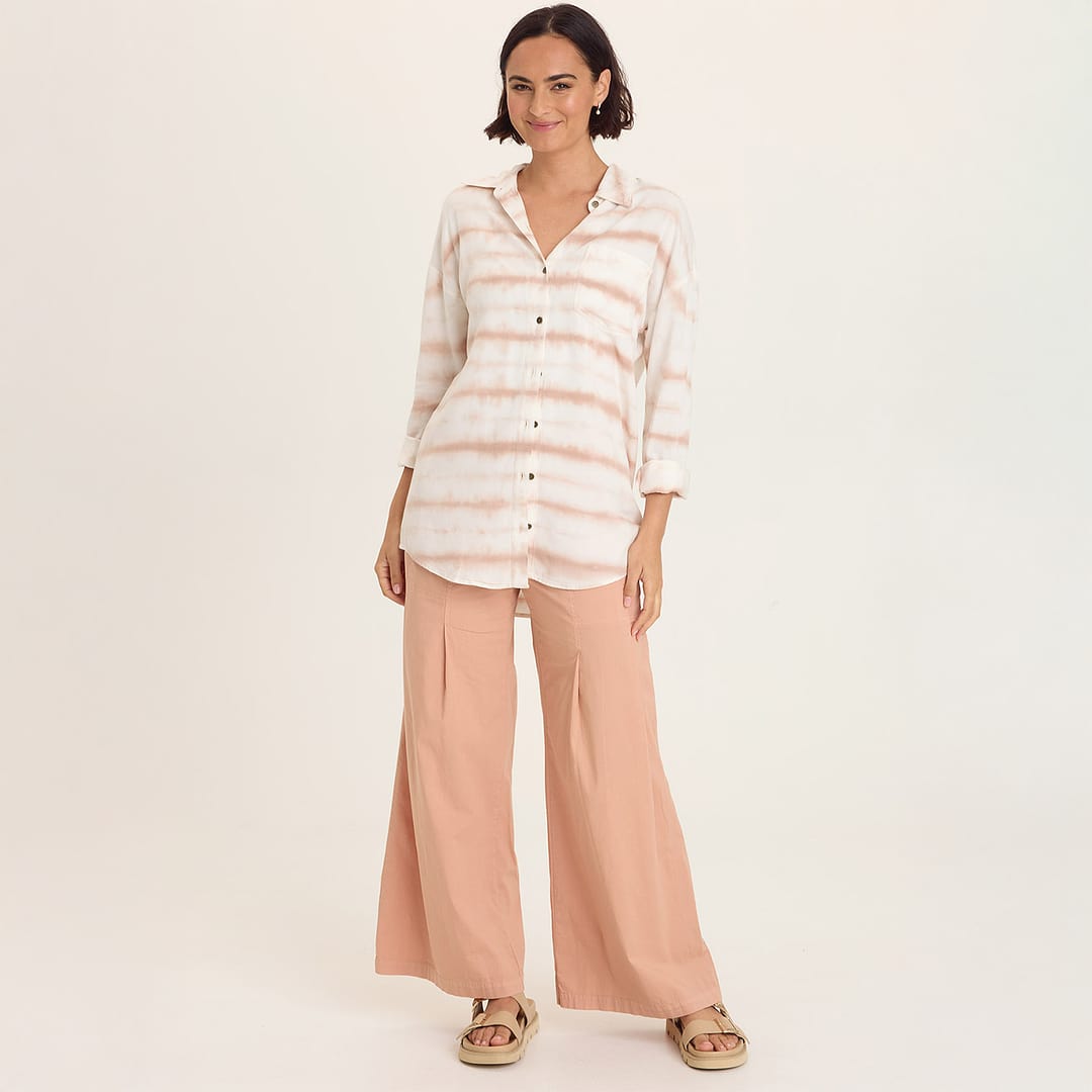 Wearables Kyler Dart Front and Back Pockets Wide Leg Pant