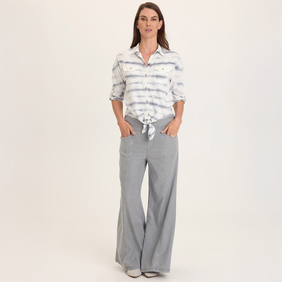 Wearables Faulk Twill Pull-On Twill Bell Bottom Pant