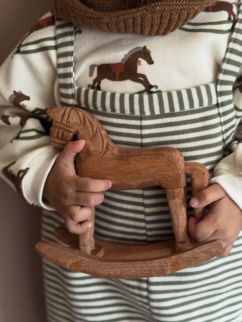 Rocking Horse Sweatshirt | Organic Zoo