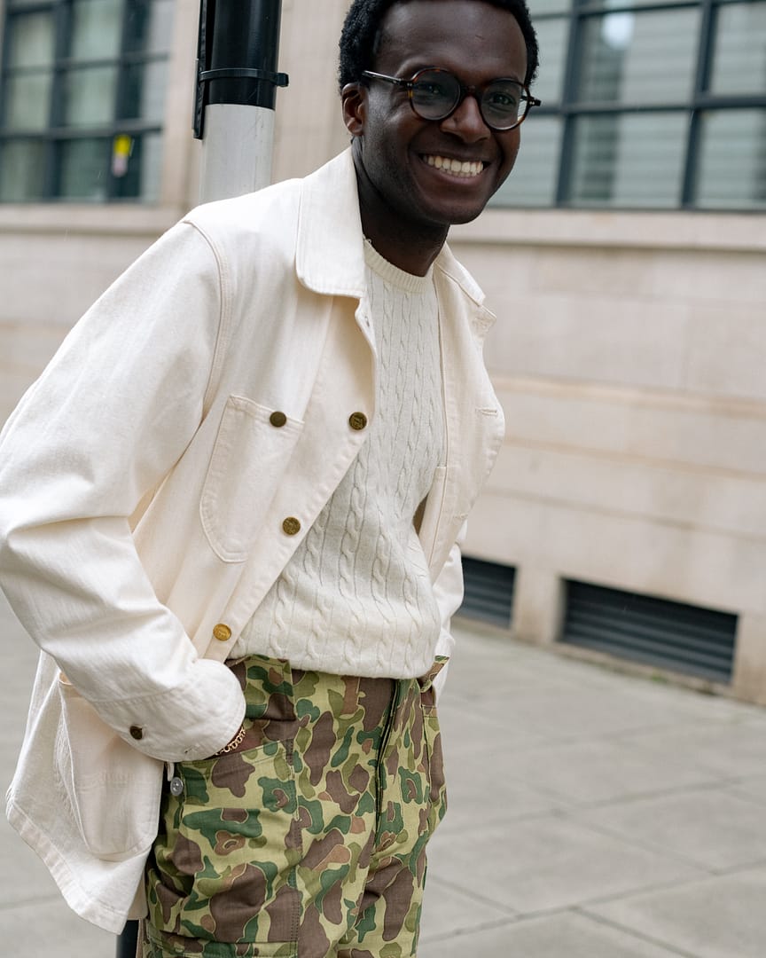 Bryceland's P13 CAMOUFLAGEプライスランズ　サイズ34 Camouflage Bryceland's X Buck Mason Cotton HBT P13's- Modern