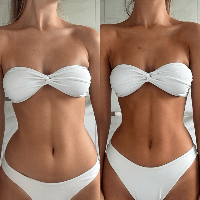 Elorysa customer self-tanning result