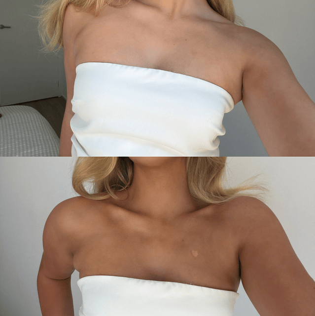 Elorysa customer sun-kissed glow