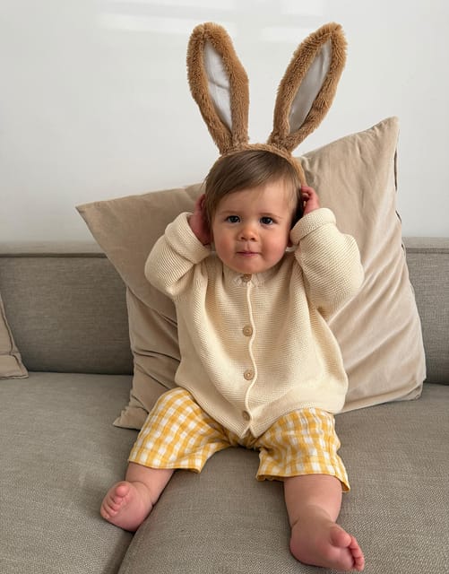 Honeycomb Gingham Fisherman Pants | Organic Zoo